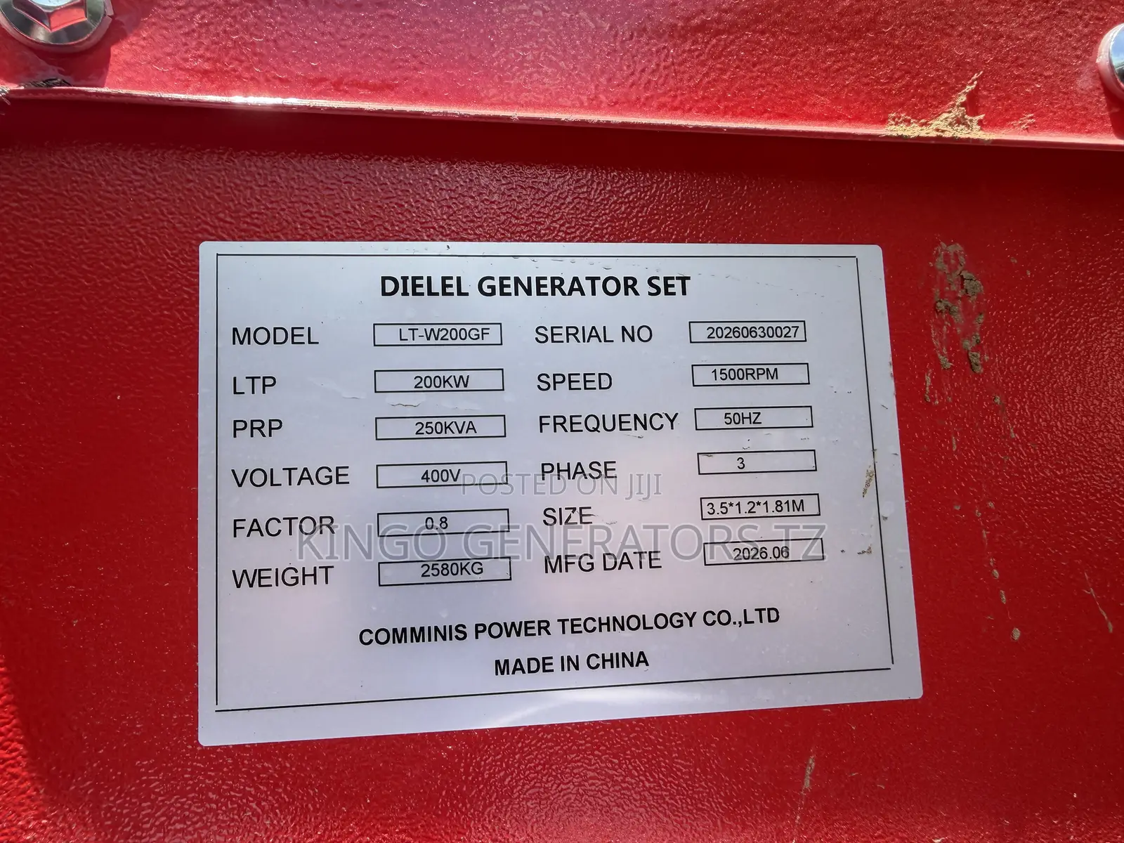 Brand New Diesel Generator for Sale