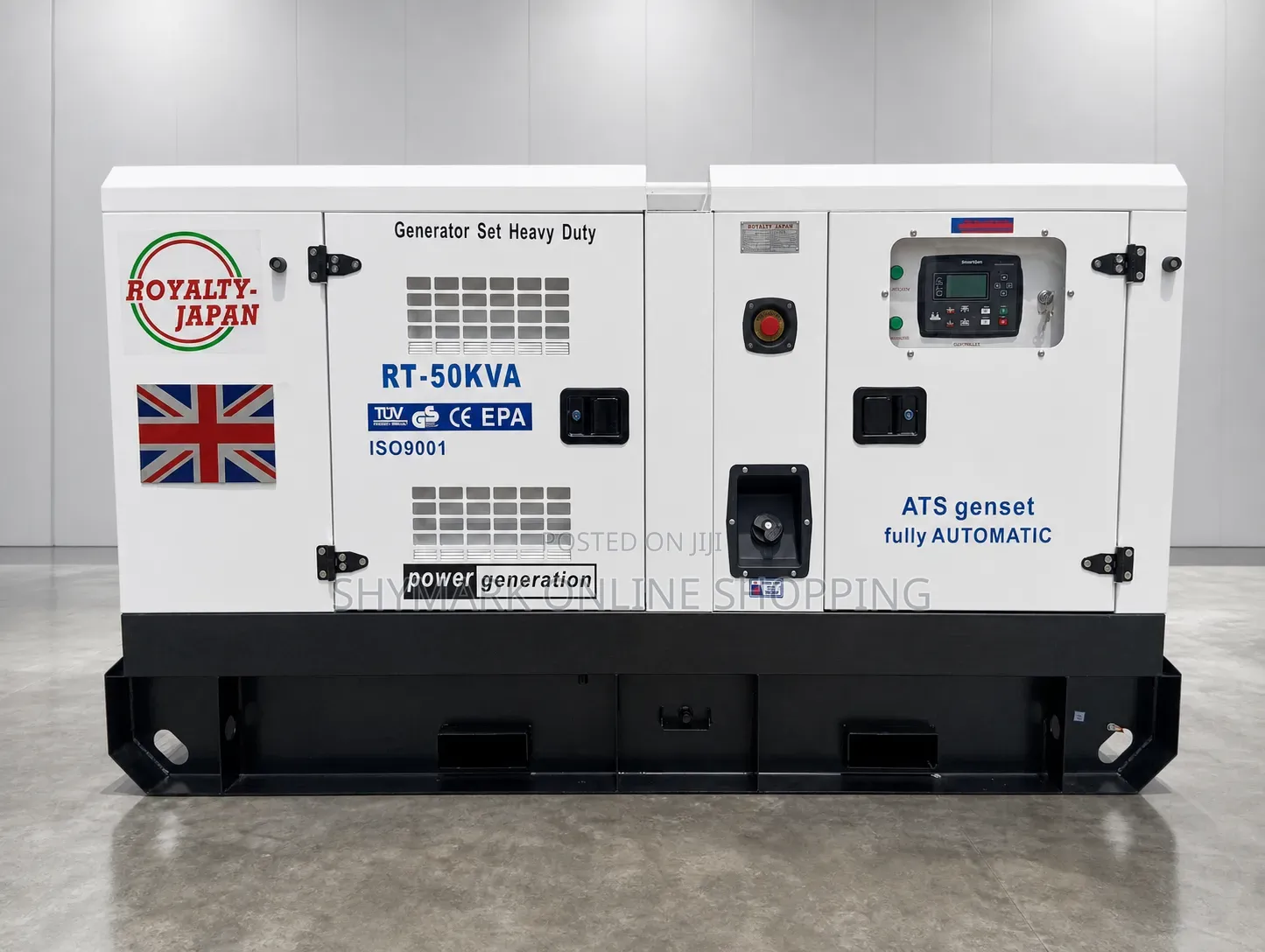 Royalty Japan RT-50kVA Heavy Duty Silent Diesel Generator
