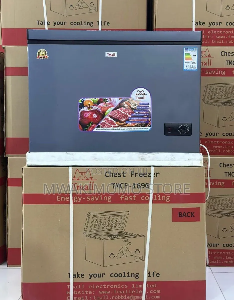 Tmall Single-Door Chest Freezer (Model: TMCF-169G) 130L