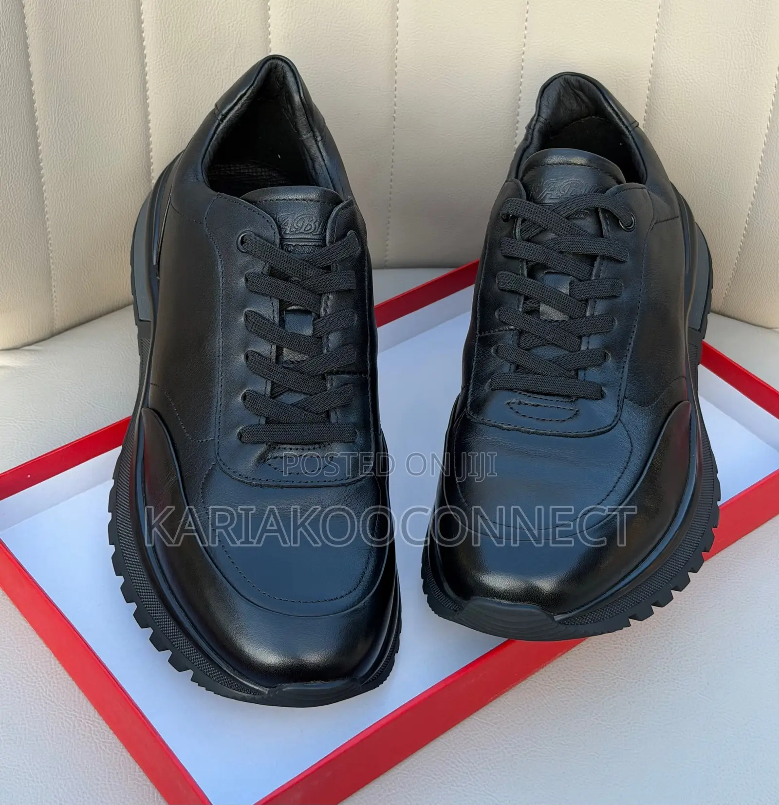 Fabio Moretti Men's Full Leather Sneakers