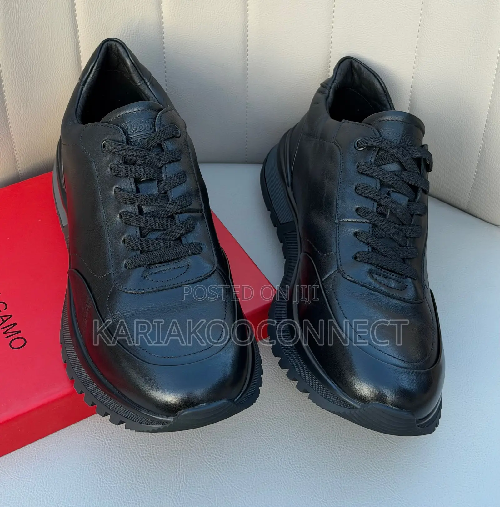Fabio Moretti Men's Full Leather Sneakers