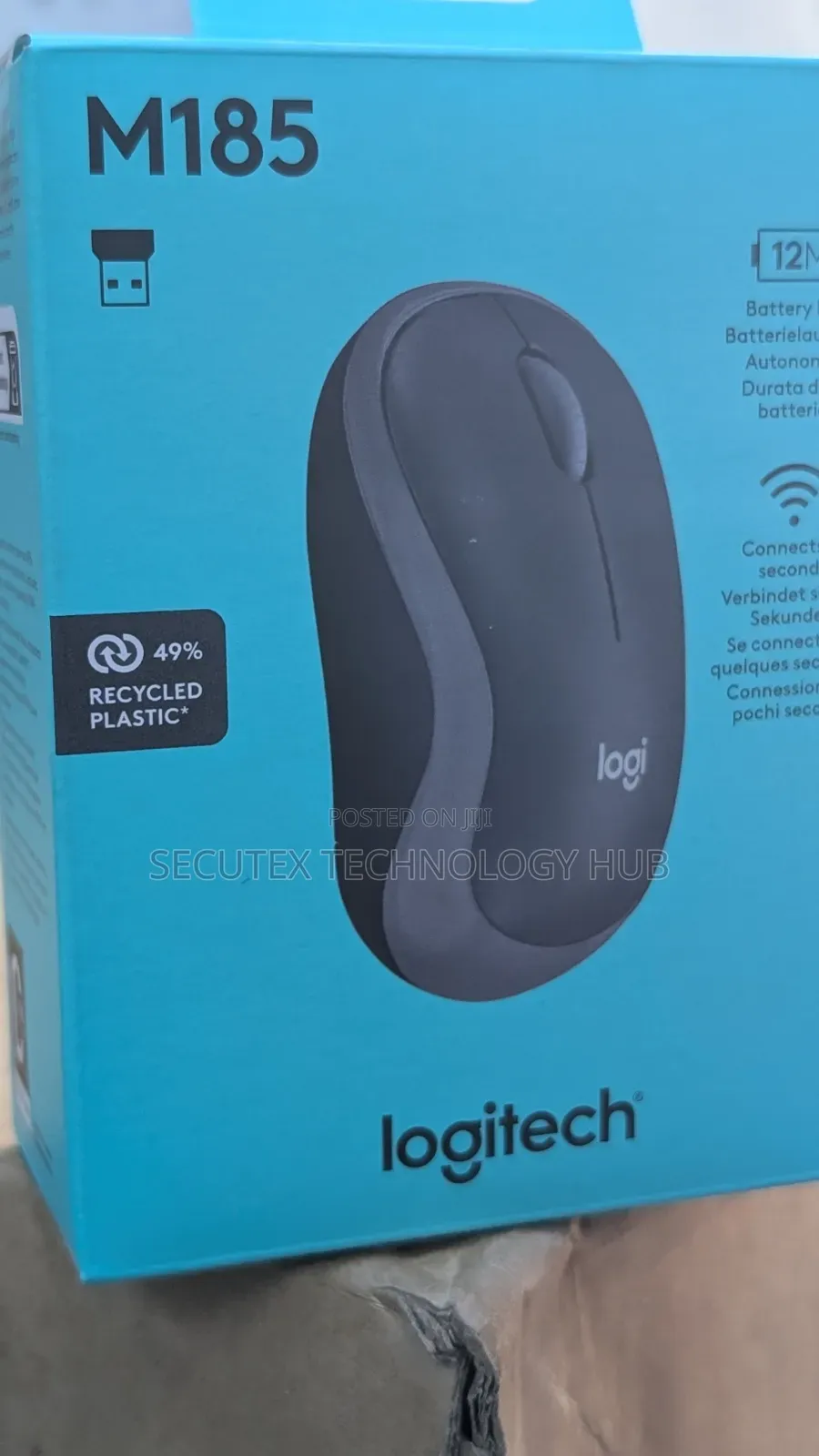 Logitech M185 Wireless Mouse –