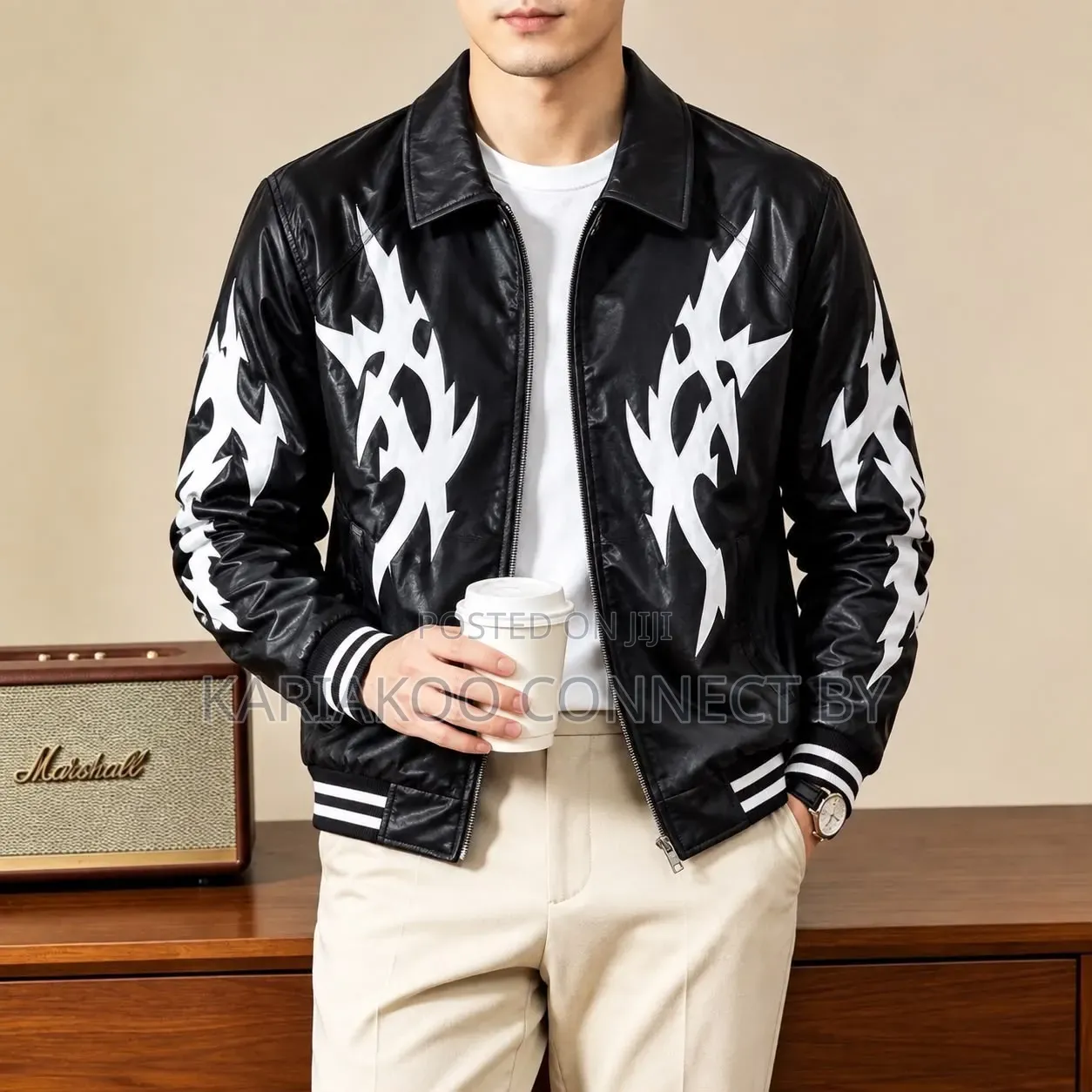 Vintage Biker Racing Style Leather Jackets