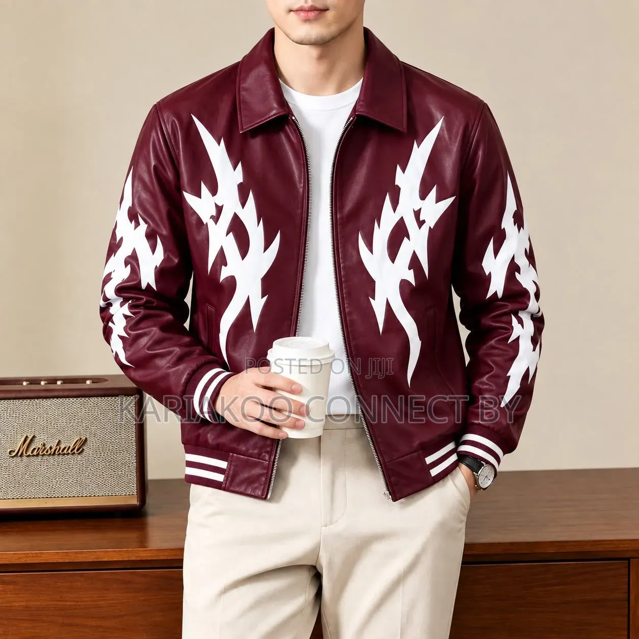 Vintage Biker Racing Style Leather Jackets