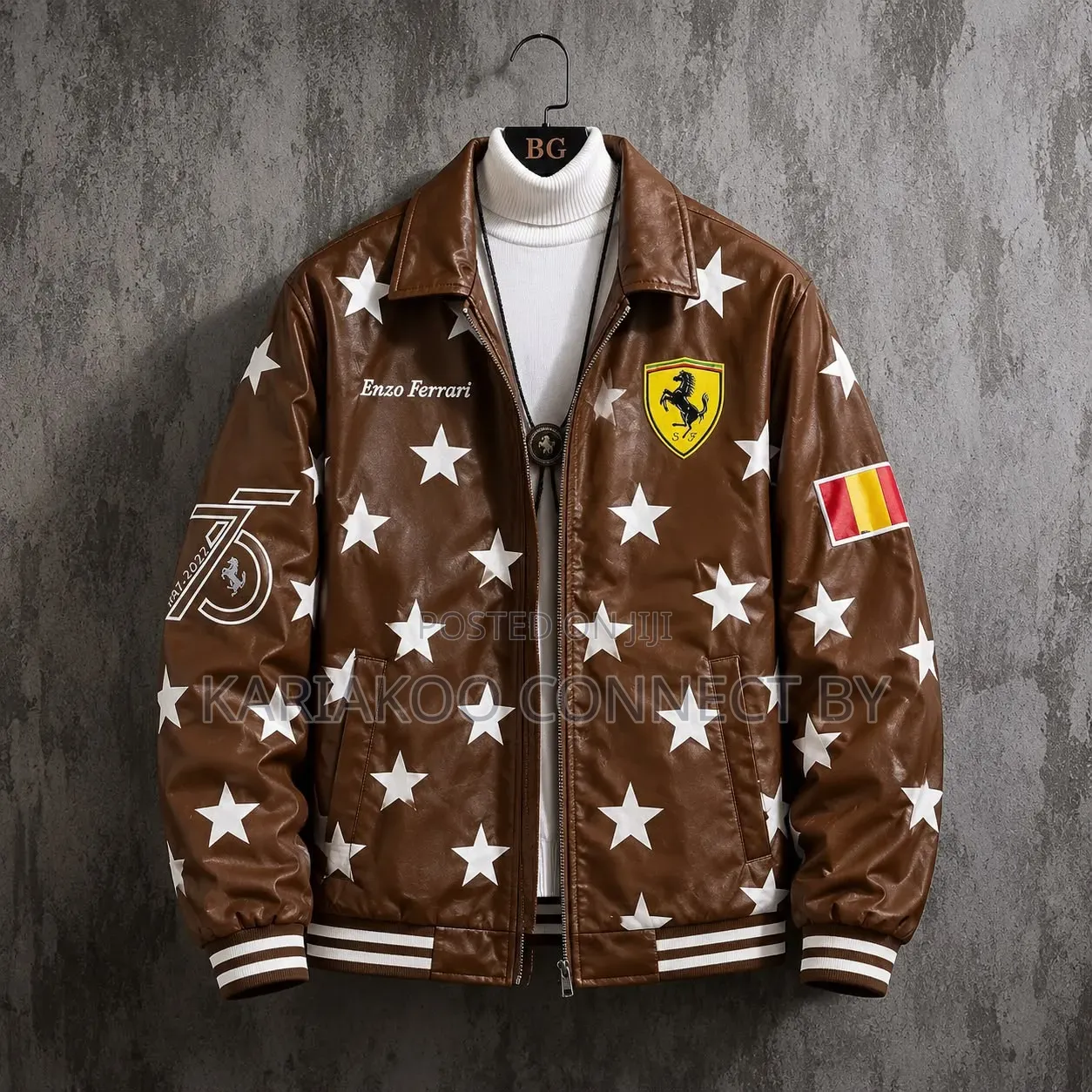 Vintage Biker Racing Style Leather Jackets