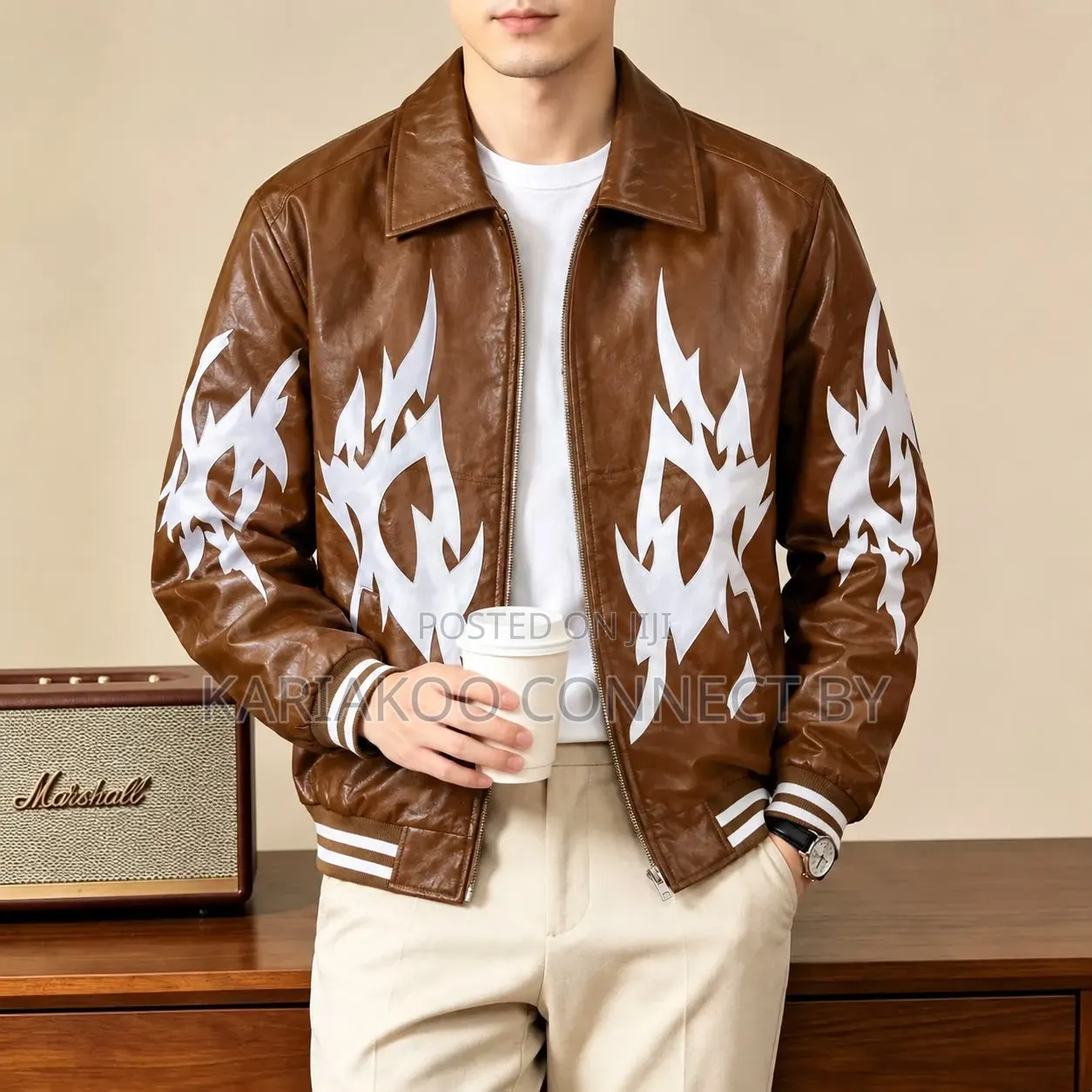 Vintage Biker Racing Style Leather Jackets