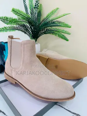 Men's Suede Chelsea Boots