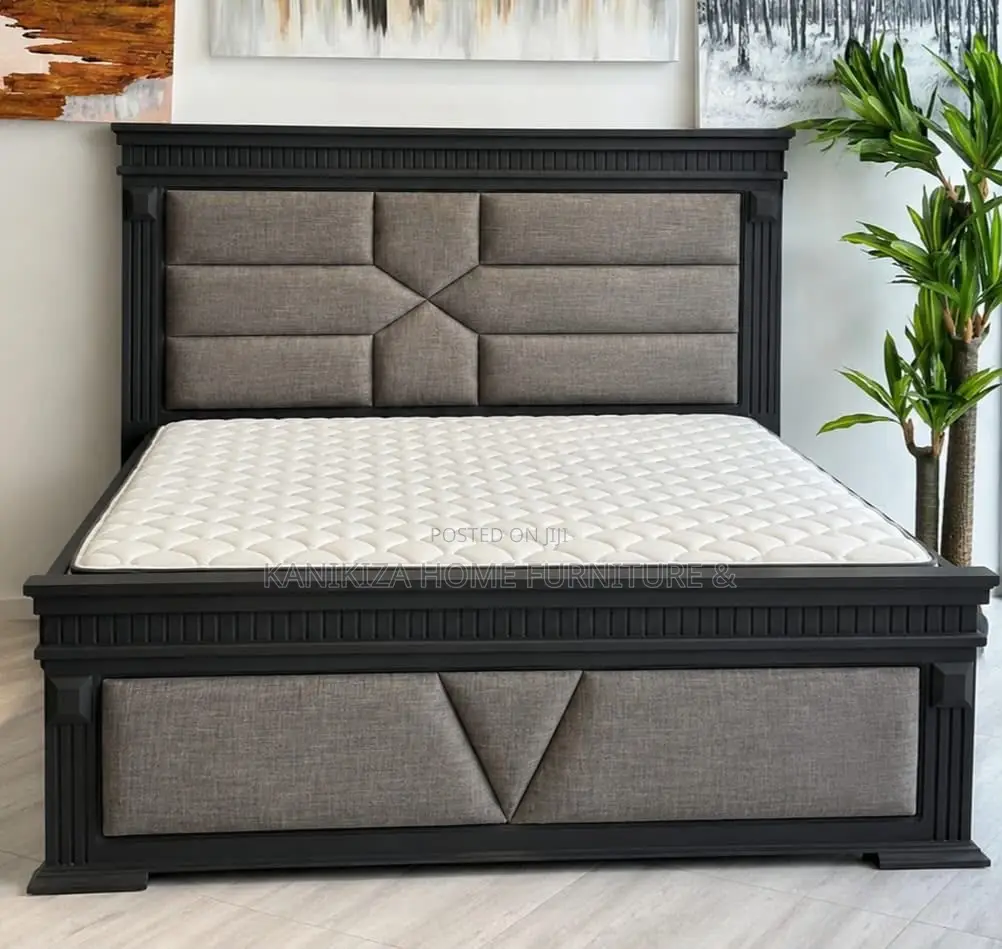 Modern Bedroom Bed Yenye Mwonekano Mzuri Na Imara