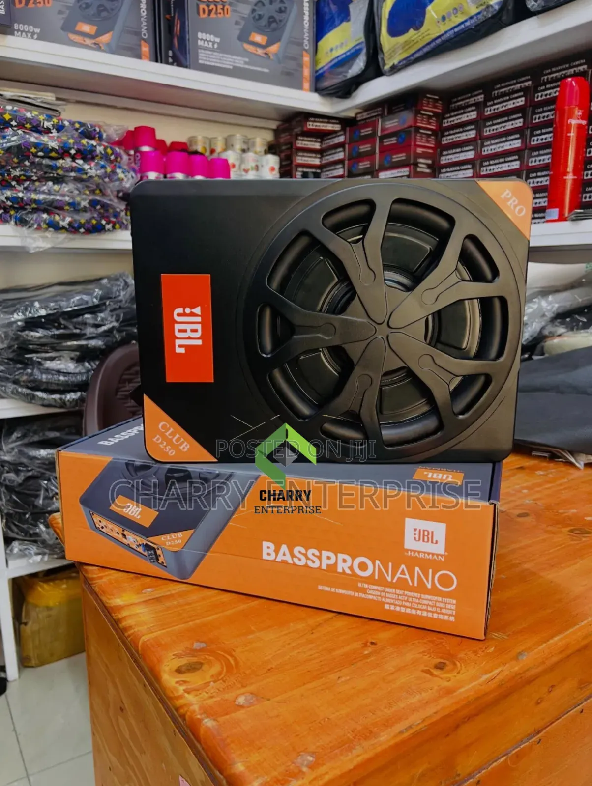 JBL CLUB D250 Under Seat Active Car Subwoofer Bass Pro Nano 8000W