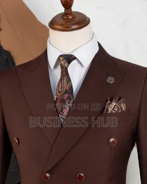 Coffee Fashion Suit Available