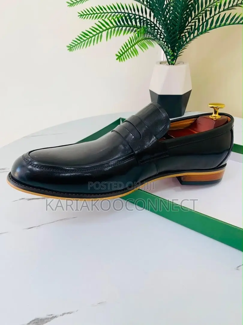 Men's Leather Penny Loafers