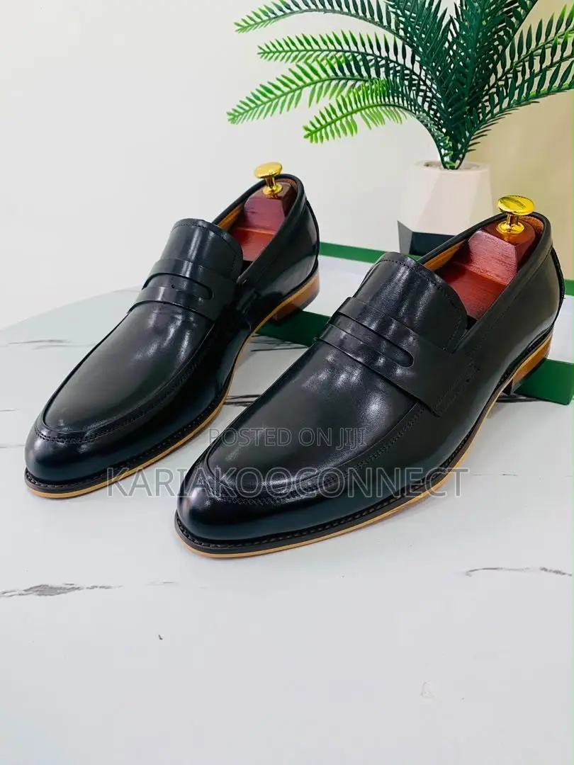 Men's Leather Penny Loafers