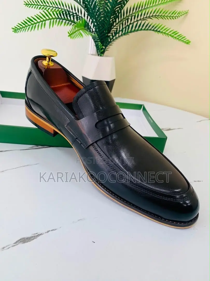 Men's Leather Penny Loafers