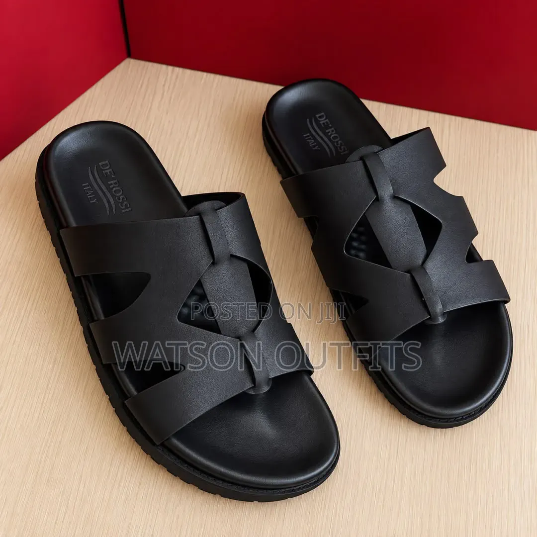 2 Nice Colours De'Rossi Materials Men's Leather Sandals
