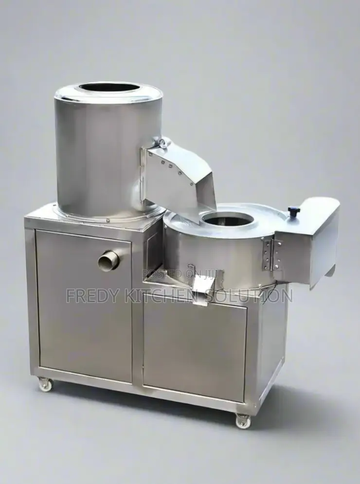BX-CY100 – 30–50kg/Hr – Potato Peeler Cutter – Commercial
