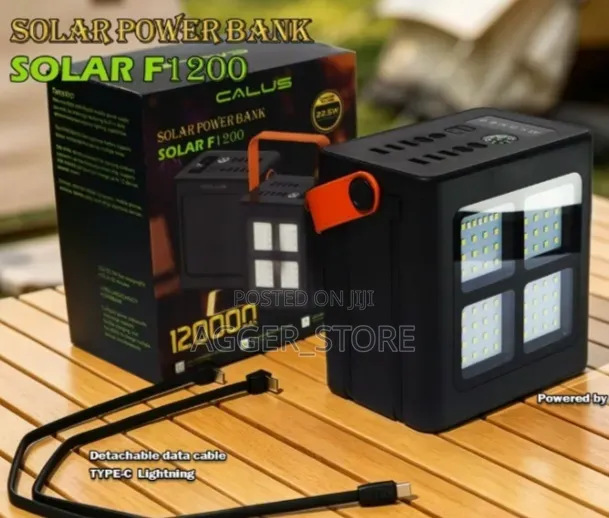 Calus Solar F1200 120000mAh Solar Power Bank
