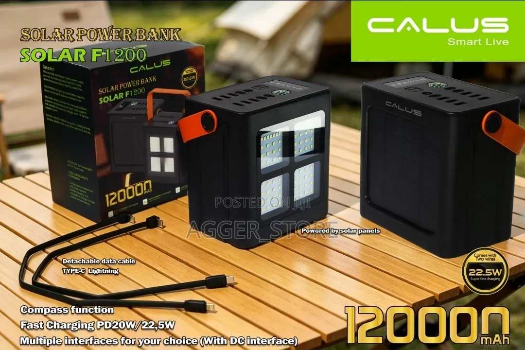 Calus Solar F1200 120000mAh Solar Power Bank
