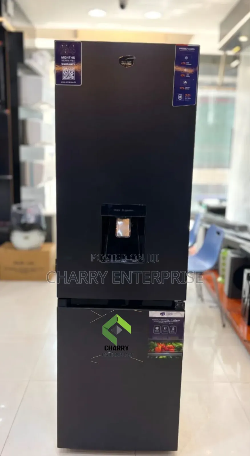 Mr Uk Fridge 270L UK F143 27 0WD 2L Water Dispenser Combi Style