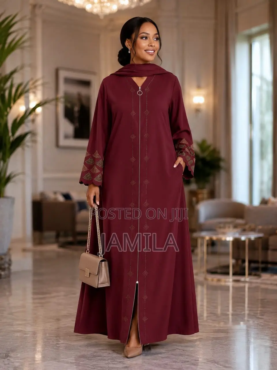 > Abaya Za Kike Oman Cotton Nzuri Sana Tabata