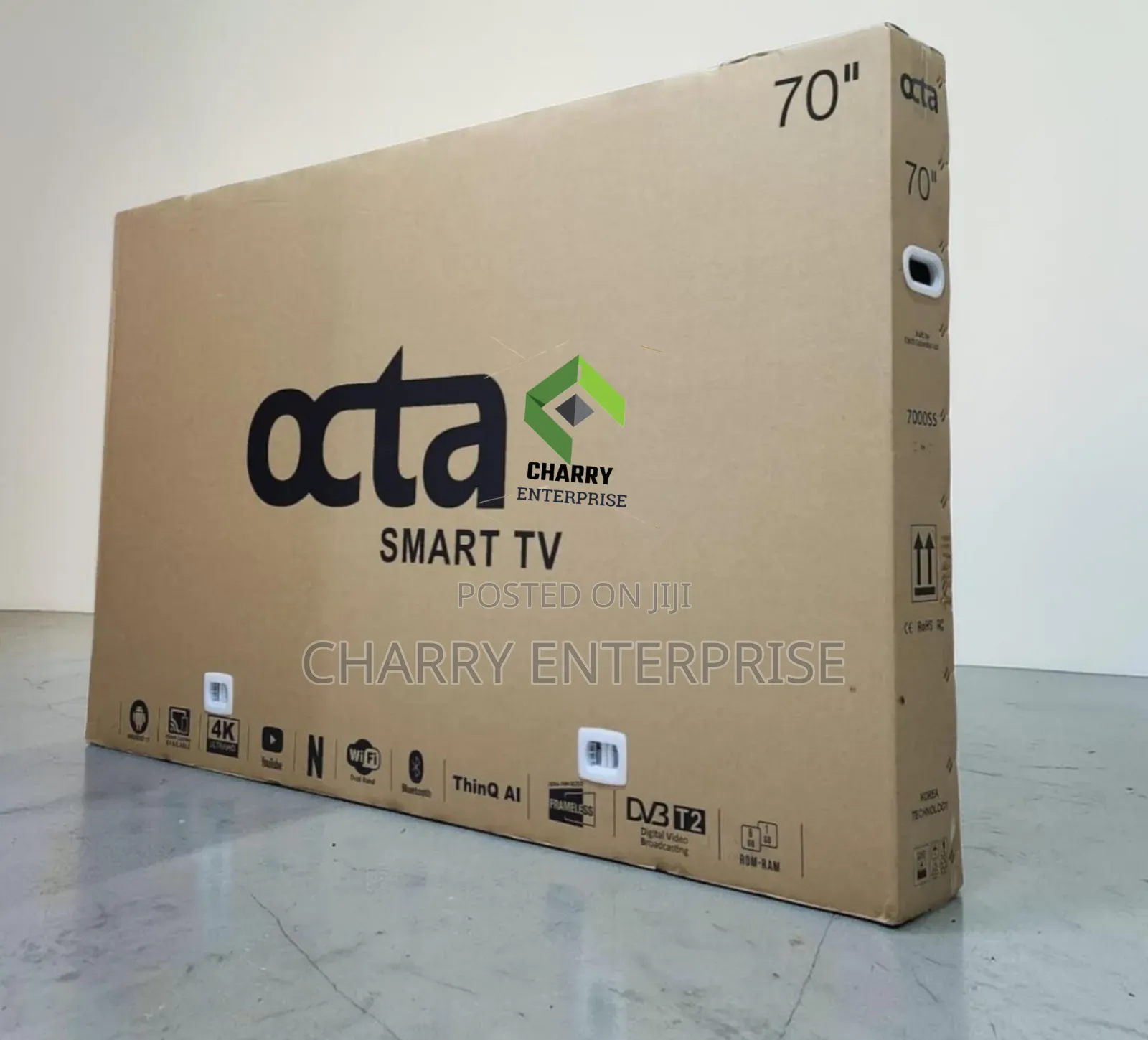 OCTA Frameless ANDROID Smart 4K TV 70 Inch With Bluetooth