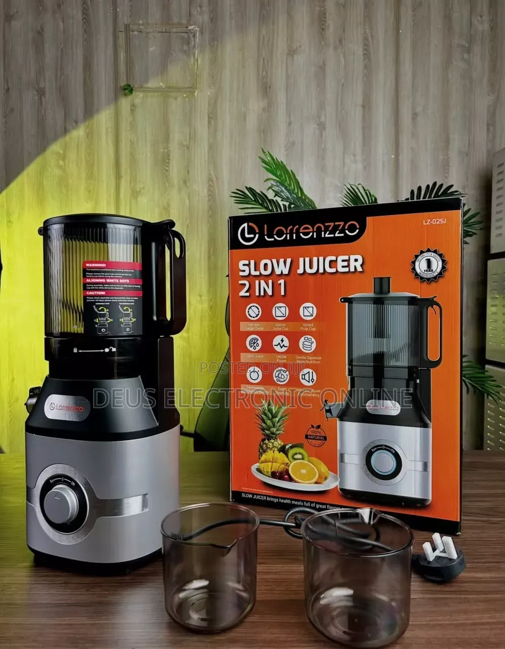 Lorrenzzo Slow Juicer 190,000/=