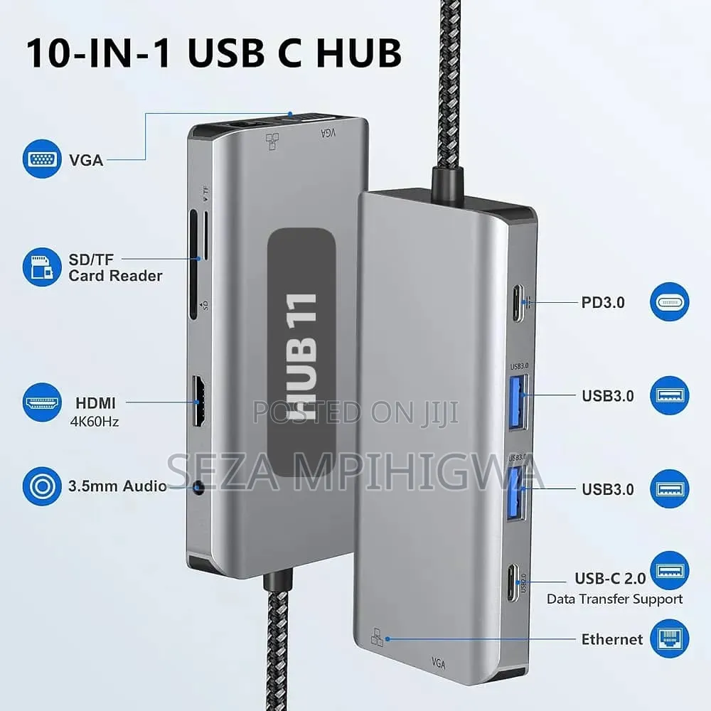 *Typc Hub * 11 in 1 * 3.0 Speed *