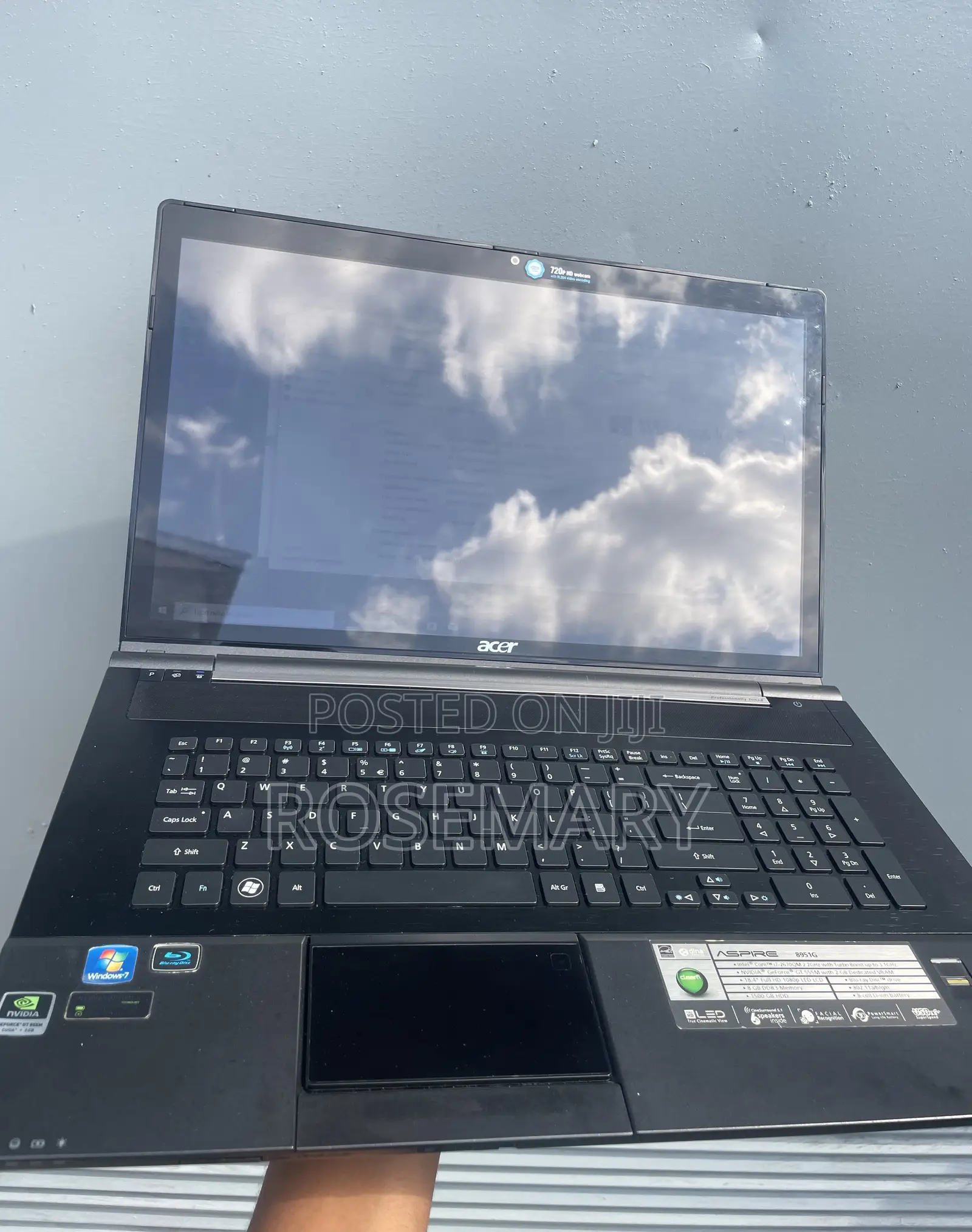 Laptop Acer Aspire 8951G 8GB Intel Core i7 SSD 256GB