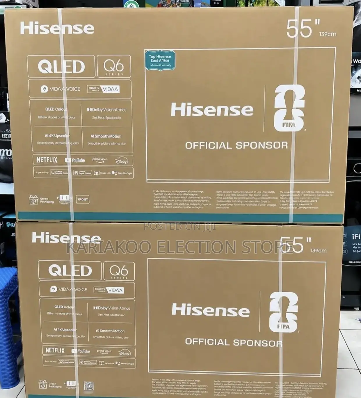 Hisense QLED Ya Inchi 55 (Q6 Series