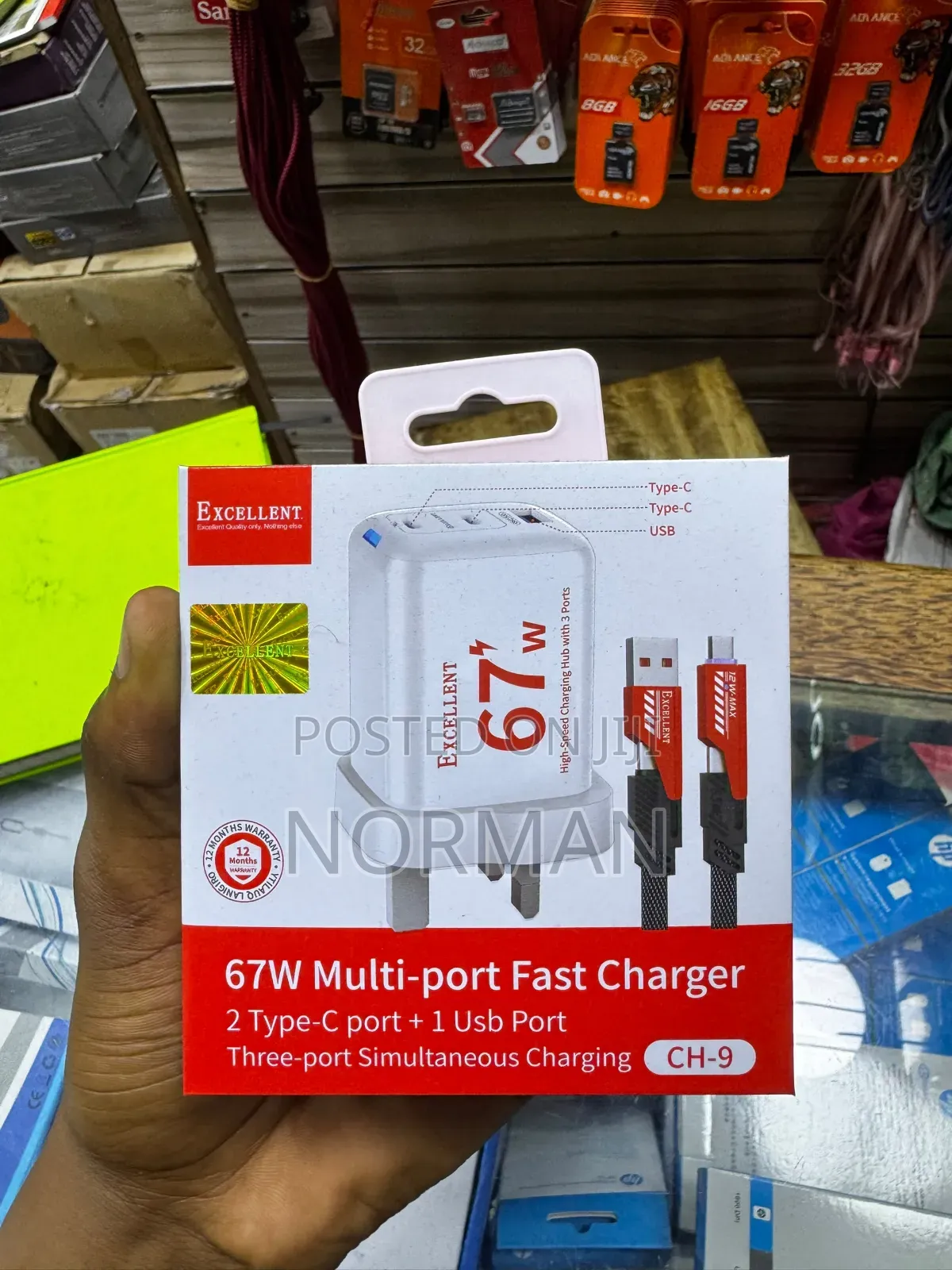 Three-Port Simultaneously Charging