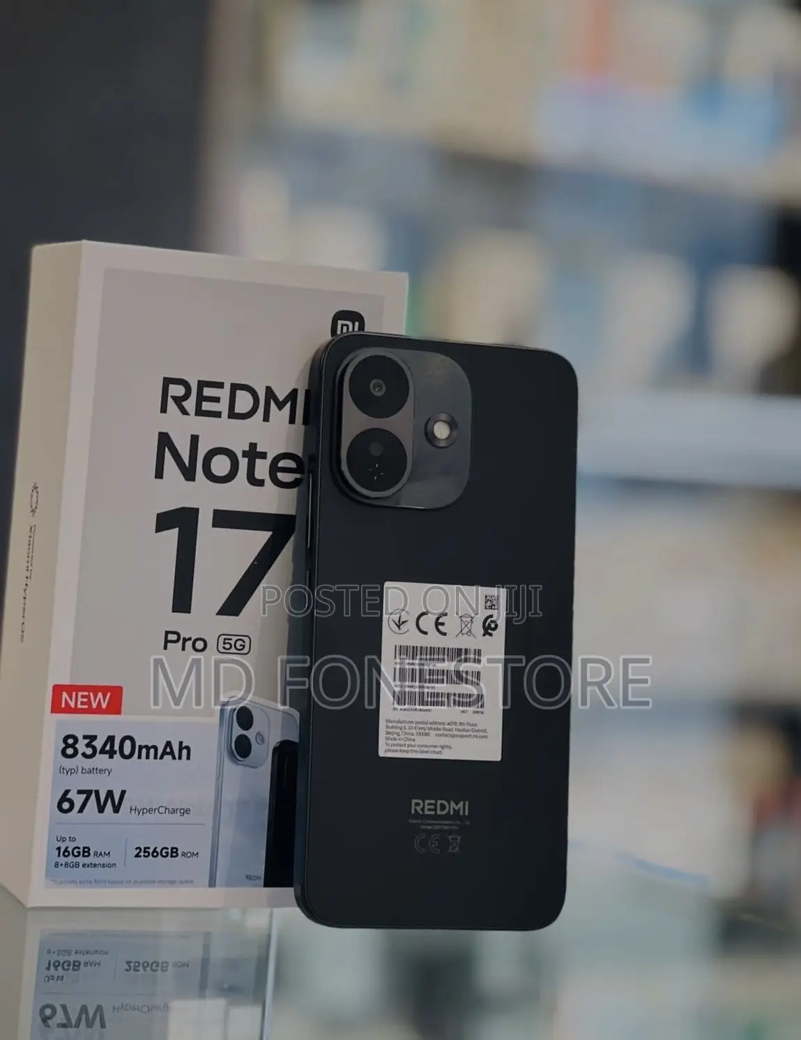 New Xiaomi Redmi Note 17 Pro 256 GB Black