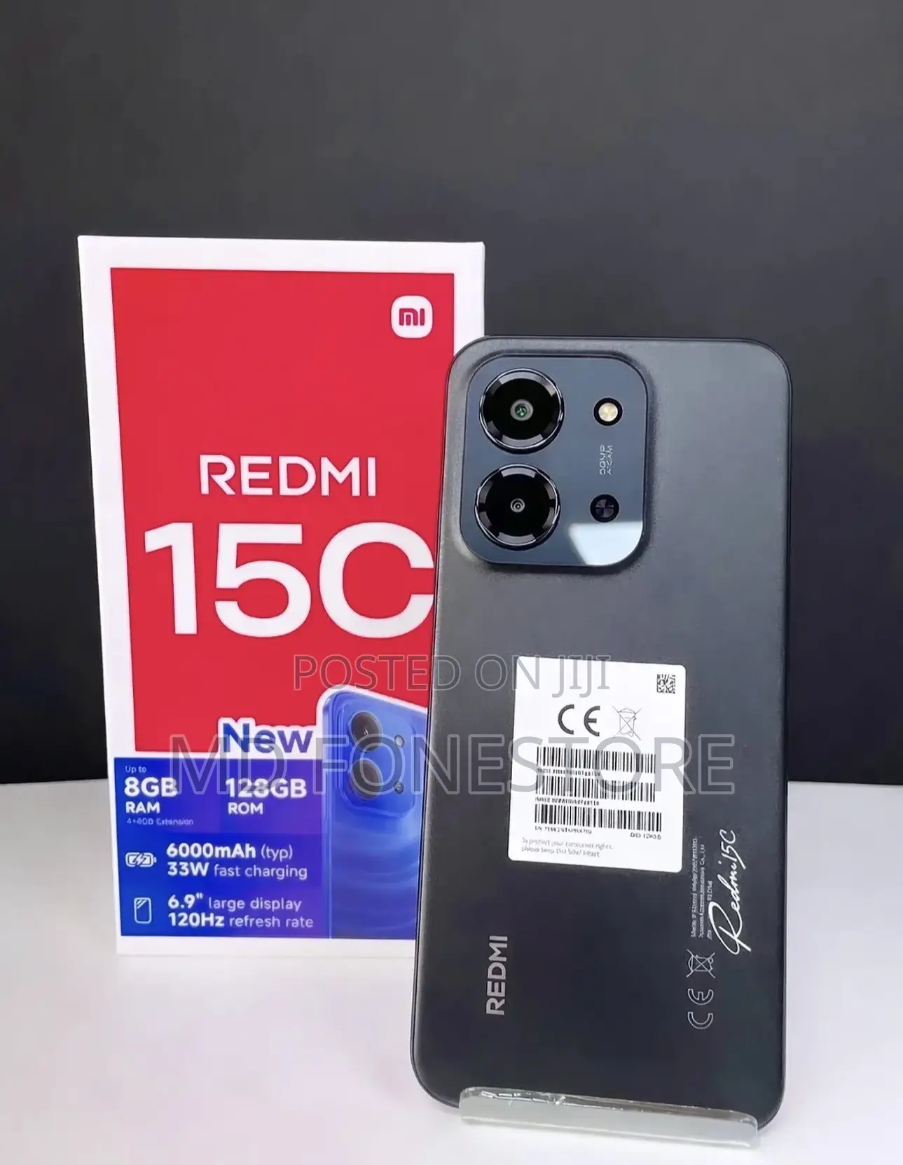 New Xiaomi Redmi 15C 128 GB Black