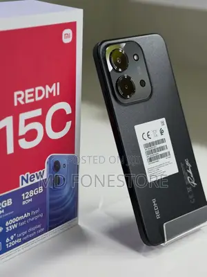 New Xiaomi Redmi 15C 128 GB Black