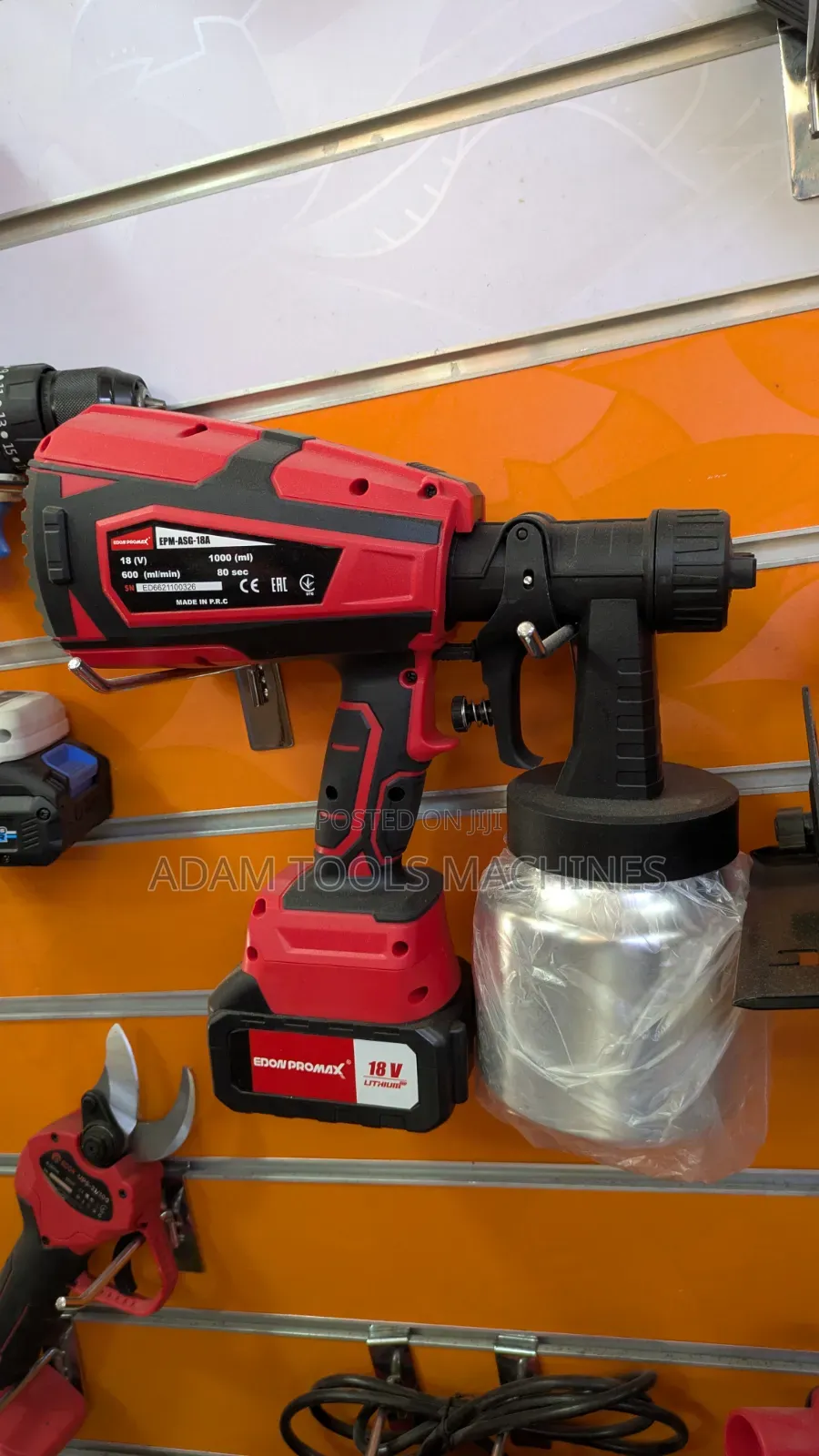 Edon Cordless Spray Gun 18v