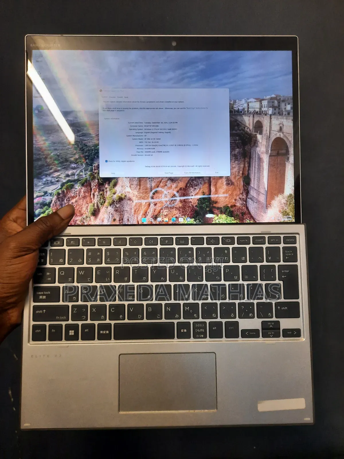 Laptop HP Elite X2 G8 8GB Intel Core i5 SSD 256GB