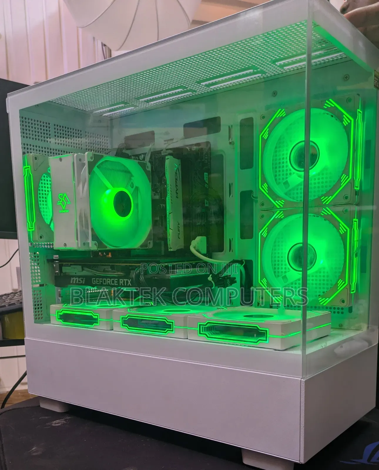 New Desktop Computer MSI Gaming 24GE 2QE 32GB Intel Core i7 SSD 1T