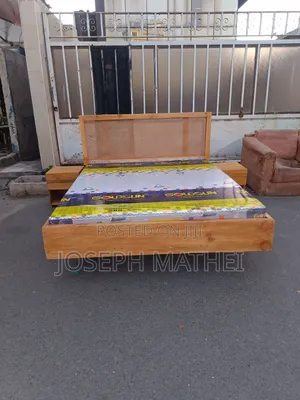 Kitanda 5/6 Bed Side 2 Godoro Inch 6 Gold Sun