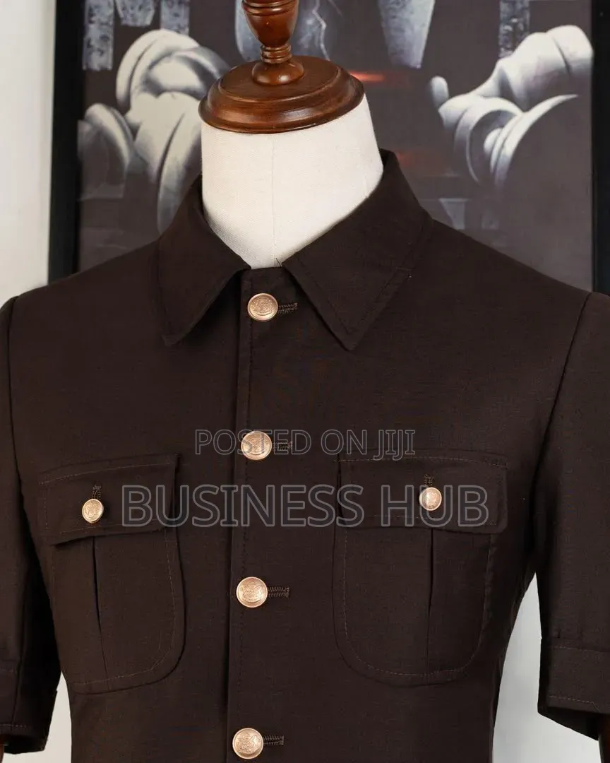 Chocolate Caunda 7 Button Fashion