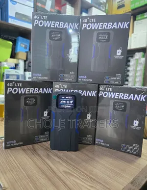 4G LTE WiFi Router 10000mAh Power Bank Device (MIFI With Power Bank)