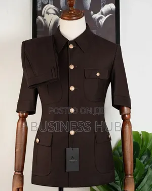 Chocolate Caunda 7 Button Fashion