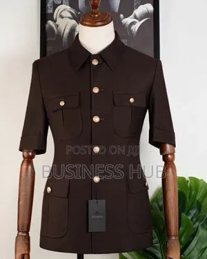 Chocolate Caunda 7 Button Fashion