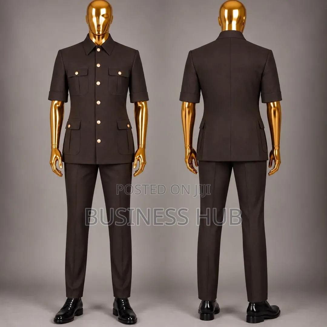 Chocolate Caunda 7 Button Fashion