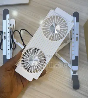 2-Fan Adjustable Laptop Cooling Stand