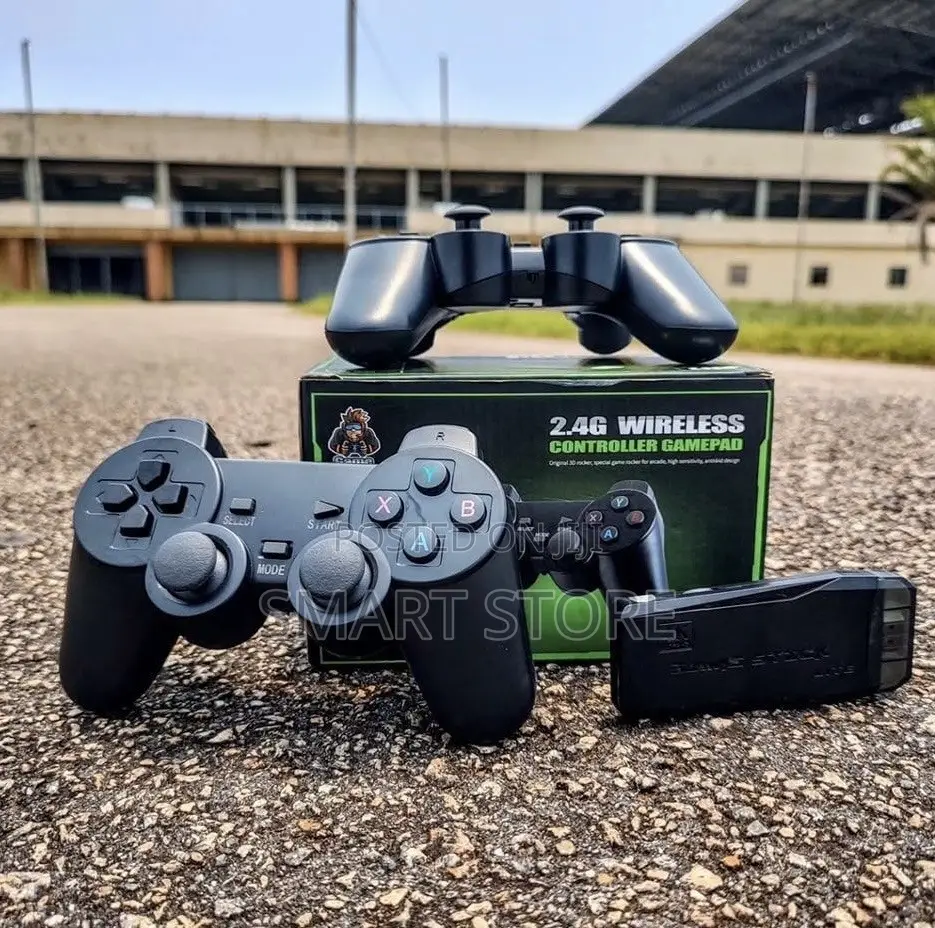 4K Game Stick Lite – 10,000+ Retro Games Dual Wireless Controllers