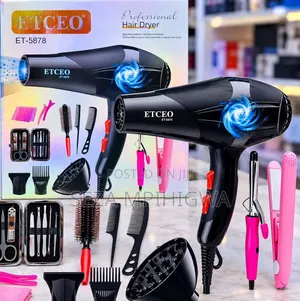 ​ETCEO Professional Hair Dryer Full Set (ET-5878)