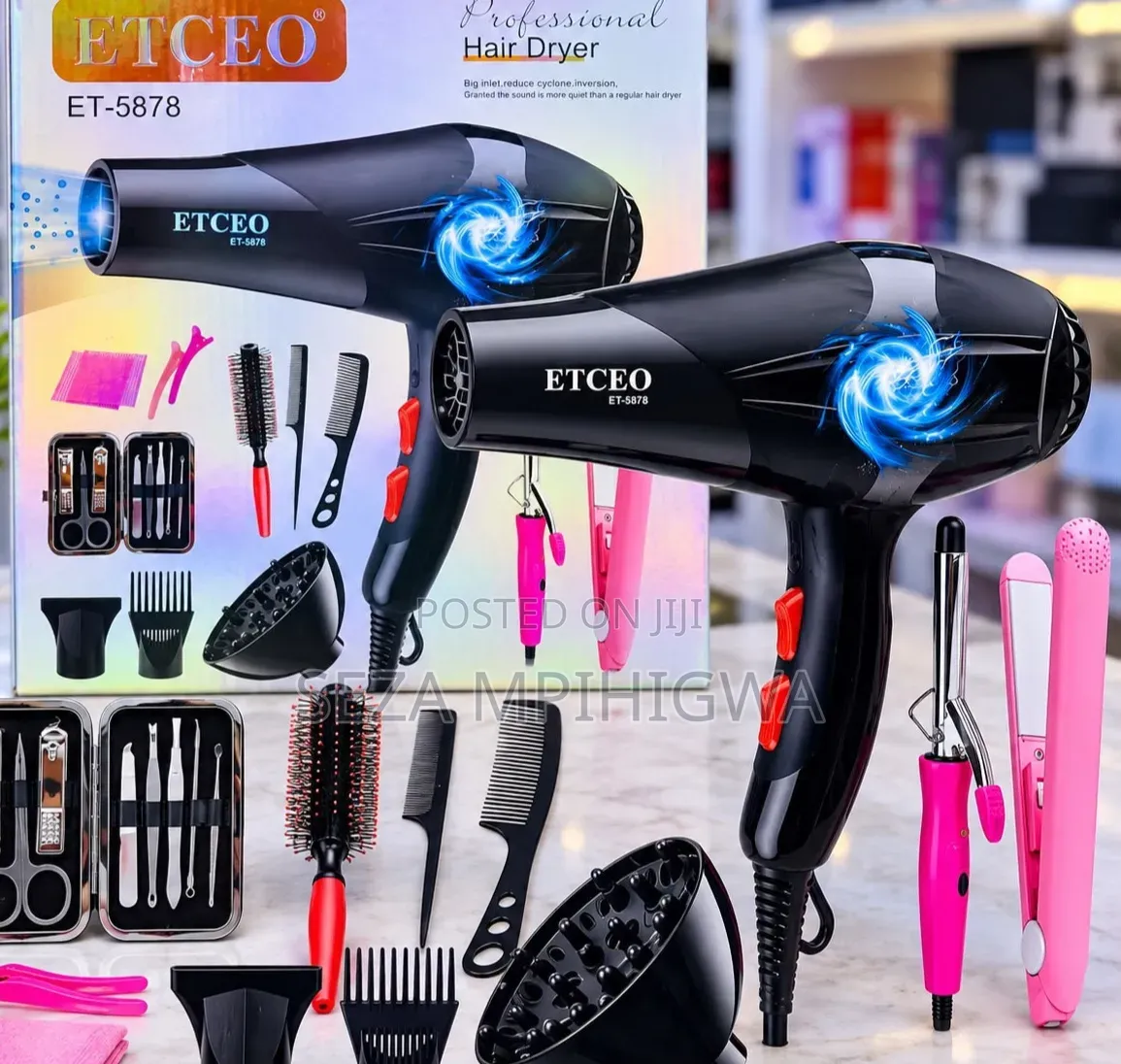 ​ETCEO Professional Hair Dryer Full Set (ET-5878)
