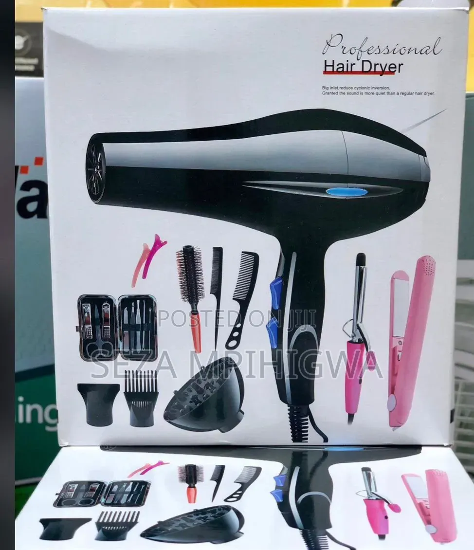 Professional Hair Dryer All-in-One Beauty Kit