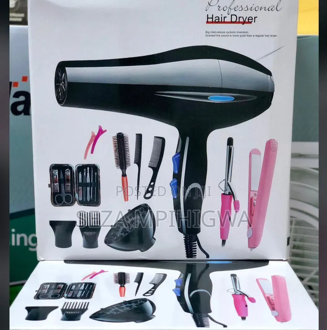 Professional Hair Dryer All-in-One Beauty Kit