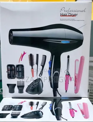 Professional Hair Dryer All-in-One Beauty Kit