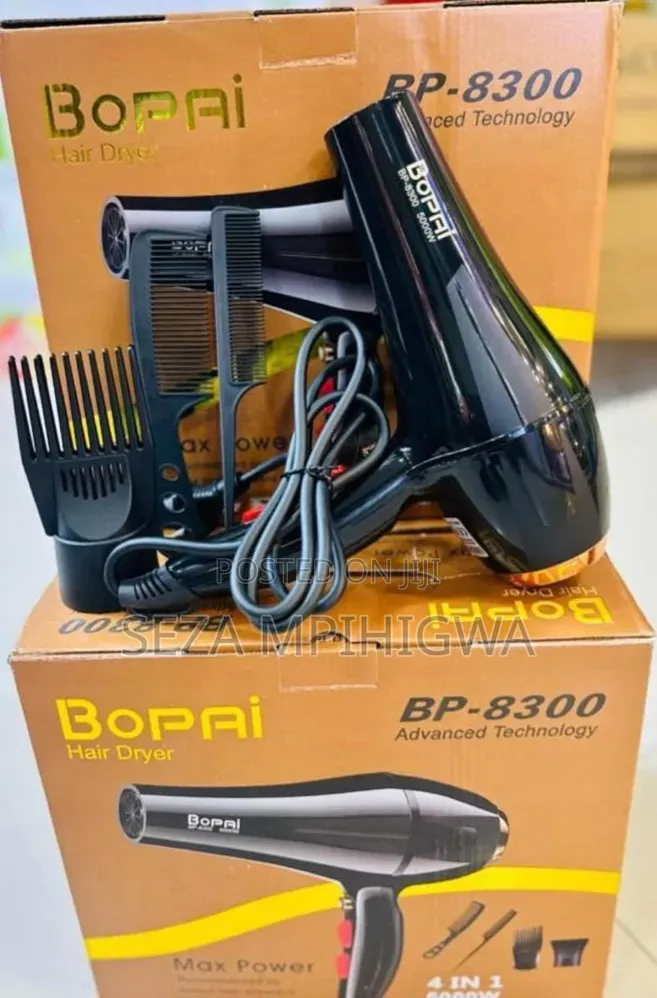 ​BOPAI BP-8300 Professional Hair Dryer 4-in-1 Set