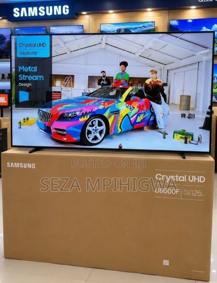 Samsung Crystal UHD 50" 4K Smart TV (Model: 50U8000F)